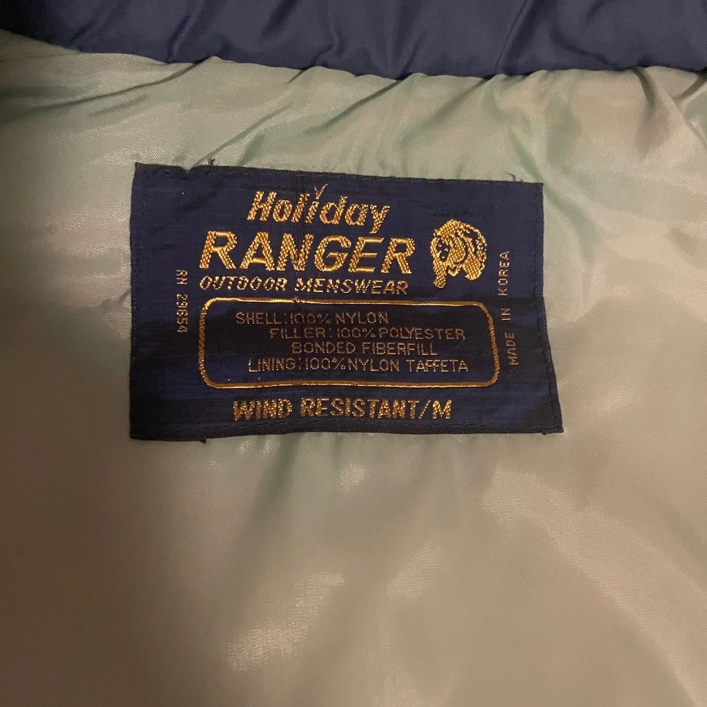 Holiday‎ Ranger Vest, Mens M Navy, Vintage